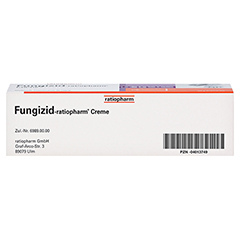 Fungizid-ratiopharm 50 Gramm N2 - Unterseite