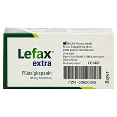 Lefax Extra Flüssigkapseln 50 Stück - Unterseite