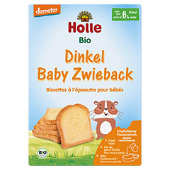 HOLLE Bio Baby Dinkel Zwieback 200 Gramm