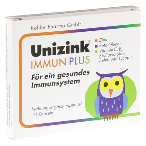 UNIZINK Immun Plus Kapseln 1x10 Stück