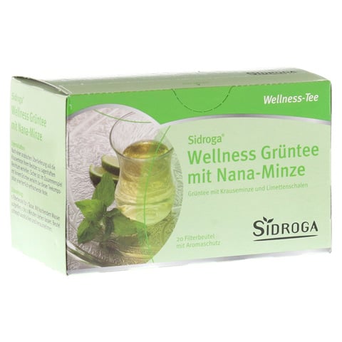 SIDROGA Wellness Grüntee m. Nana-Minze Filterb. 20x1.5 Gramm