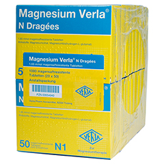 Magnesium Verla N Dragees 20x50 Stück