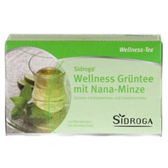 SIDROGA Wellness Grüntee m. Nana-Minze Filterb. 20x1.5 Gramm - Vorderseite
