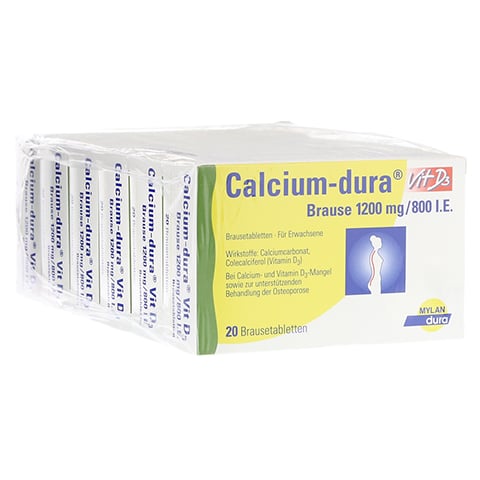 Calcium-dura Vit D3 Brause 1200mg/800 I.E. 120 Stück N3