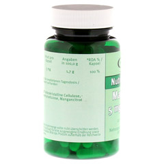 MANGAN 5 mg Citrat Kapseln 120 Stck - Linke Seite
