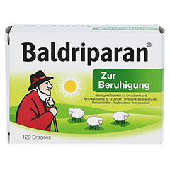 BALDRIPARAN Zur Beruhigung berzogene Tabletten 120 Stck - Vorderseite