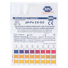 PH-FIX Indikatorstbchen pH 2,0-9,0 100 Stck - Vorderseite
