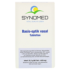 BASIS OPTIK vasal Tabletten 60 Stck - Vorderseite