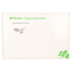 MEXTRA Superabsorbent Verband 22,5x32,5 cm 10 Stck - Vorderseite