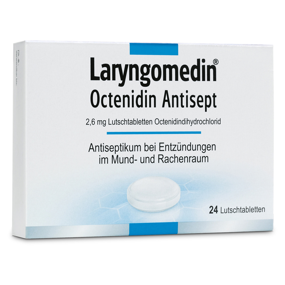 Laryngomedin Octenidin Antisept 2,6mg Lutschtabletten 24 Stück