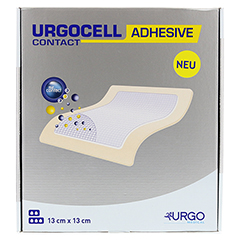 URGOCELL Adhesive Contact Verband 13x13 cm 10 Stck - Vorderseite