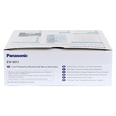 PANASONIC EW6011 Muskelstimulator TENS 1 Stck - Unterseite