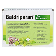 BALDRIPARAN Zur Beruhigung berzogene Tabletten 120 Stck - Rckseite