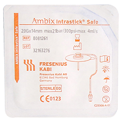 AMBIX Intrastick Safe Portkan.20 Gx14 mm druckfest 1 Stck - Rckseite