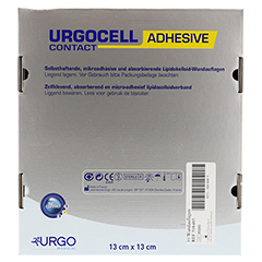 URGOCELL Adhesive Contact Verband 13x13 cm 10 Stck - Rckseite