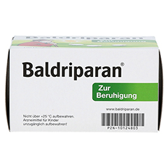 BALDRIPARAN Zur Beruhigung berzogene Tabletten 120 Stck - Unterseite