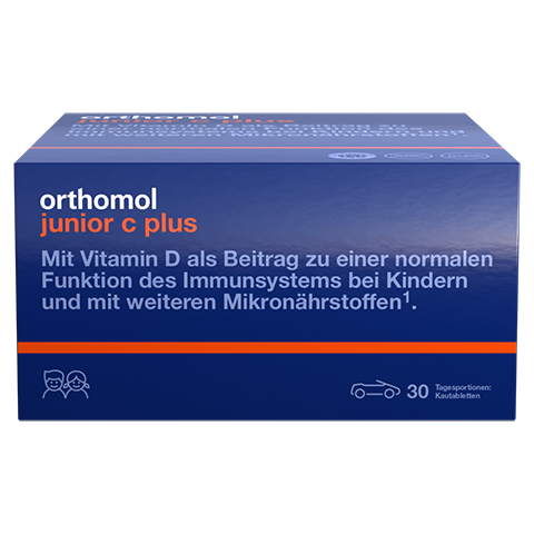 Orthomol Junior C Plus Kautabletten Mandarine/Orange 30 Stck