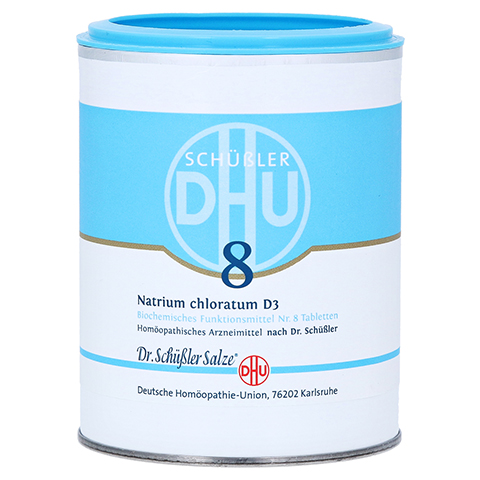 BIOCHEMIE DHU 8 Natrium chloratum D 3 Tabletten 1000 Stück