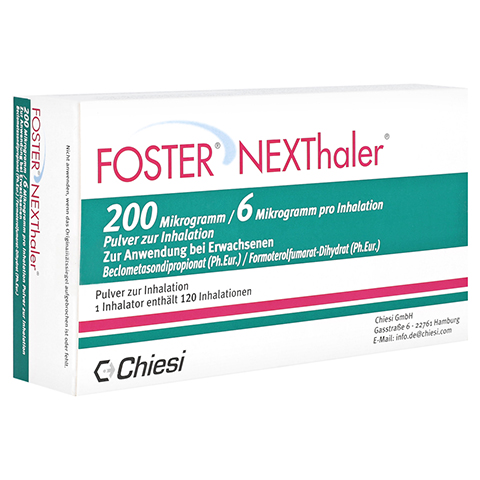 FOSTER NEXThaler 200/6 g 120 ED Inhalationspulver 1 Stck N2