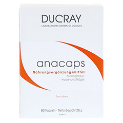 DUCRAY ANACAPS mit Aminosuren Kapseln 60 Stck - Vorderseite
