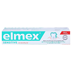 ELMEX SENSITIVE Zahnpasta Doppelpack 2x75 Milliliter - Oberseite