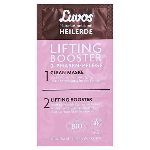 LUVOS Heilerde Lifting Booster&Clean Maske 2+7,5ml 1 Packung