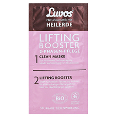 LUVOS Heilerde Lifting Booster&Clean Maske 2+7,5ml 1 Packung