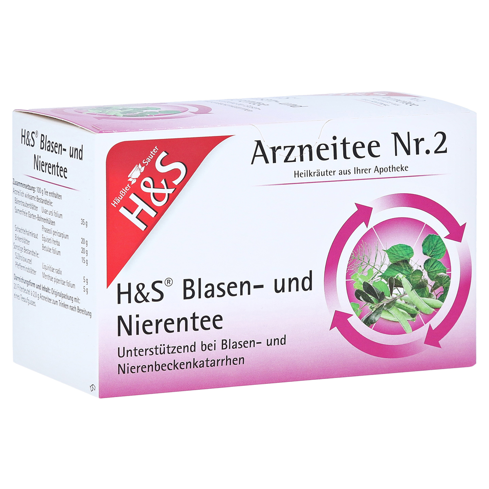 H&S Blasen-und Nierentee Filterbeutel 20x2.0 Gramm