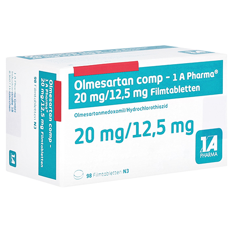 Olmesartan comp-1A Pharma 20mg/12,5mg 98 Stck N3