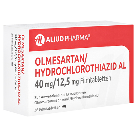 Olmesartan/Hydrochlorothiazid AL 40mg/12,5mg 28 Stck N1