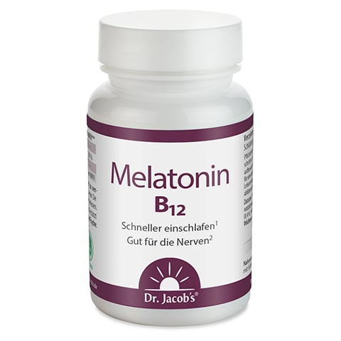 Dr. Jacob's Melatonin B12 60 Lutschtabletten 1 mg vegan