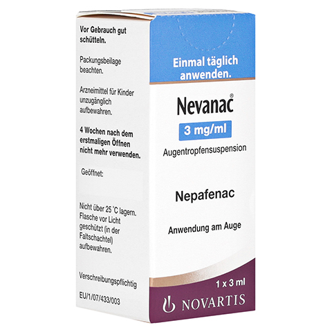 NEVANAC 3 mg/ml Augentropfensuspension 3 Milliliter