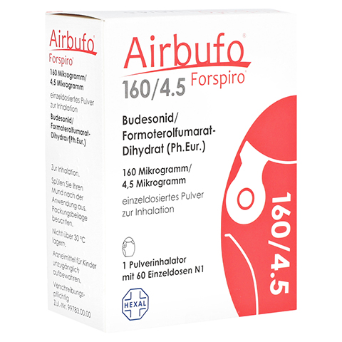 Airbufo Forspiro 160 Mikrogramm/4,5 Mikrogramm/Dosis 1 Stck N1