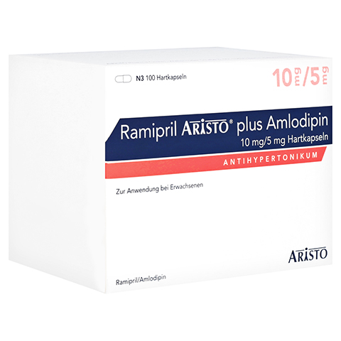 Ramipril Aristo plus Amlodipin 10mg/5mg 100 Stck N3