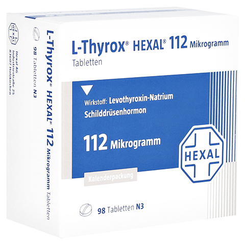 L-Thyrox HEXAL 112 Mikrogramm 98 Stck N3