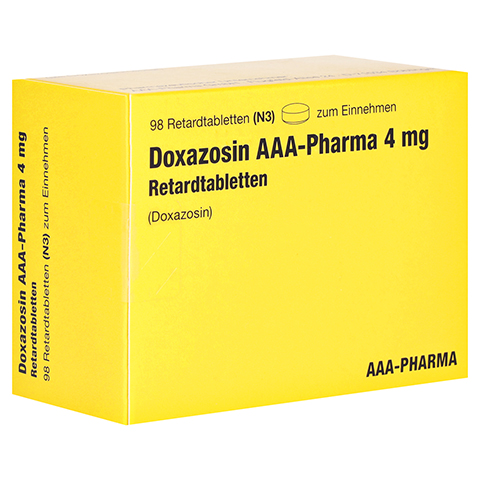 Doxazosin AAA-Pharma 4mg 98 Stck N3