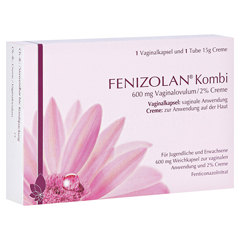 FENIZOLAN Kombi 600 mg Vaginalovulum+2% Creme 1 Packung