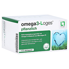 Omega3-loges Pflanzlich Kapseln 120 Stück