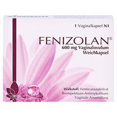 Fenizolan 600mg Vaginalovulum 1 Stück N1 - Vorderseite
