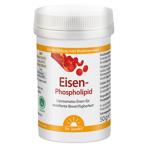 Dr. Jacob's Eisen-Phospholipid Mango Pulver liposomal vegan