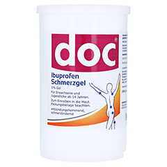 Doc Ibuprofen Schmerzgel 5% 1 Kilogramm - Linke Seite