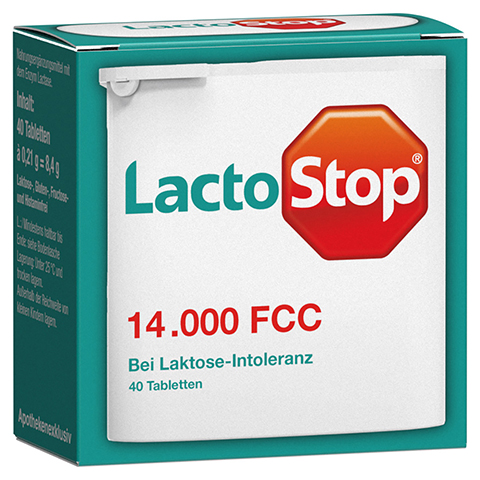 LACTOSTOP 14.000 FCC Tabletten Spender 40 Stück