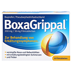 BOXAGRIPPAL 200 mg/30 mg Filmtabletten 10 Stck - Vorderseite