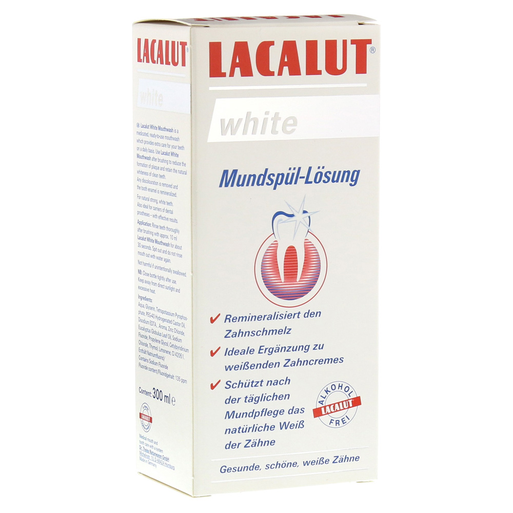LACALUT white Mundspül-Lösung 300 Milliliter