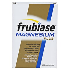 FRUBIASE MAGNESIUM Plus Brausetabletten 20 Stück - Vorderseite