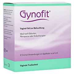 GYNOFIT Vaginal Gel zur Befeuchtung 12x5 Milliliter