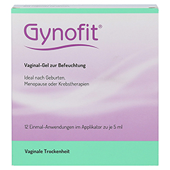 GYNOFIT Vaginal Gel zur Befeuchtung 12x5 Milliliter - Vorderseite