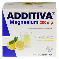 ADDITIVA Magnesium 300 mg N Pulver 40 Stck - Vorderseite