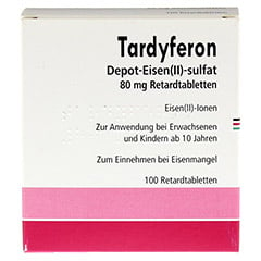 Tardyferon Depot-Eisen(II)-sulfat 80mg 100 Stck N3 - Vorderseite