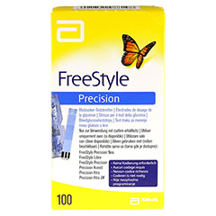 Freestyle Precision Blutzucker Teststreifen ohne Codieren 100 Stck - Vorderseite